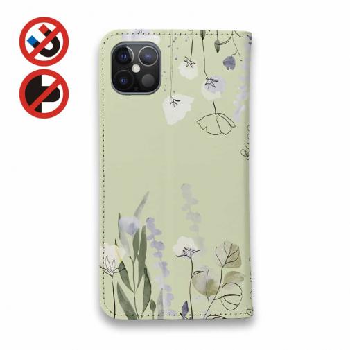 【手帳型ベルトなし】【Stick Case】デリケートペイント グリーン