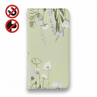 【手帳型ベルトなし】【Stick Case】デリケートペイント グリーン