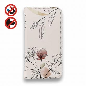 【手帳型ベルトなし】【Stick Case】デリケートペイント ピンク