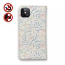 【手帳型ベルトなし】【Stick Case】春花＆夏花 ライトブルー＆ピンク