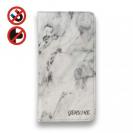 【Genuine】【手帳型ベルトなし】【Stick Case】大理石 ホワイト