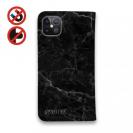 【Genuine】【手帳型ベルトなし】【Stick Case】大理石 ブラック