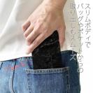 【Genuine】【手帳型ベルトなし】【Stick Case】大理石 ブラック