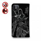 【彫姫】【手帳型ベルトなし】【Stick Case】羽衣天女