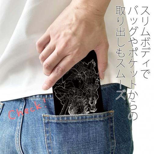 【彫姫】【手帳型ベルトなし】【Stick Case】鬼