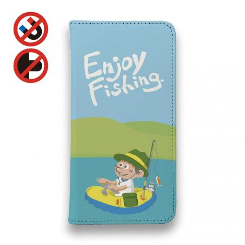 【手帳型ベルトなし】【Stick Case】【釣りざんまい】仮想ボートアングラー