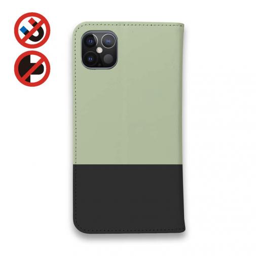 【手帳型ベルトなし】【Stick Case】柴犬のかまってアピール_黒柴(wakat)