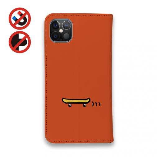 【手帳型ベルトなし】【Stick Case】【ワカボンド】WAKAMAKAシリーズ シロクマスケボー