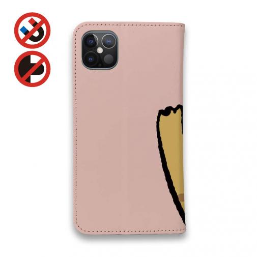 【手帳型ベルトなし】【Stick Case】ワーイなネコ_茶トラ猫(wakat)