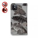 【手帳型ベルトなし】【Stick Case】【FISH MAN】ハードロックフィッシュゲーム グレー