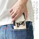 【手帳型ベルトなし】【Stick Case】サカナもってワーイなネコ_ハチワレ猫(wakat)
