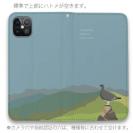【手帳型ベルトなし】【Stick Case】【FISH MAN】山シリーズ「雷鳥／夏のオス・たそがれ」