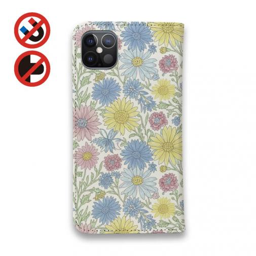 【手帳型ベルトなし】【Stick Case】パステルブーケ