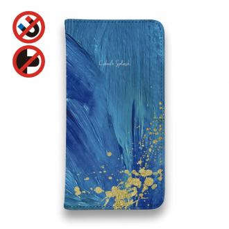 【手帳型ベルトなし】【Stick Case】Cobalt Splash