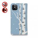 【手帳型ベルトなし】【Stick Case】シマエナガの集い(wakat)