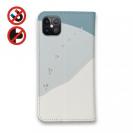 【手帳型ベルトなし】【Stick Case】【FISH MAN】山シリーズ「雷鳥／足跡」