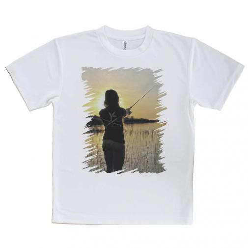 【Tシャツ】サンライズと釣りガール