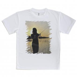 【Tシャツ】サンライズと釣りガール