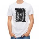 【Tシャツ】オナガグレ　墨絵風(黒)