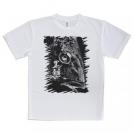 【Tシャツ】クロダイ(チヌ)　墨絵風(黒)