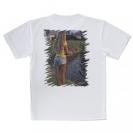 【Tシャツ】ルアーフィッシングを楽しむ女性