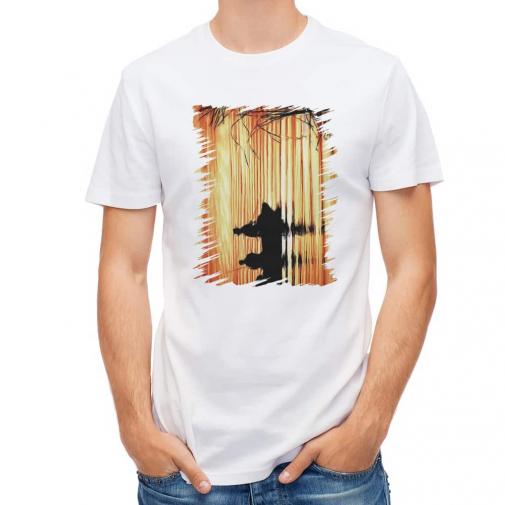 【Tシャツ】サンセットでボート釣り