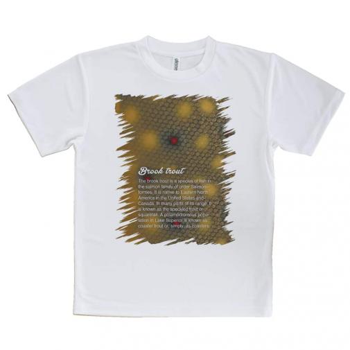 【Tシャツ】ブルックトラウトの鱗