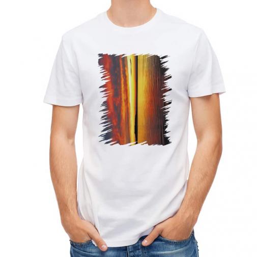 【Tシャツ】湖面と夕焼け