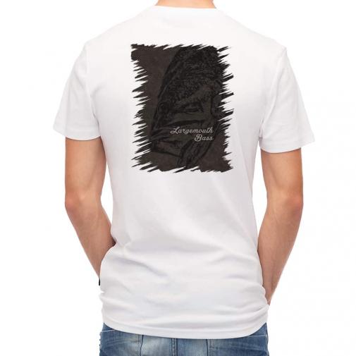 【Tシャツ】ブラックバス　皮風