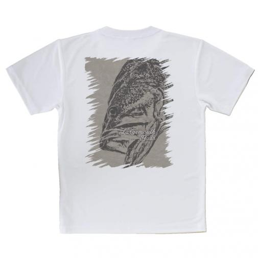 【Tシャツ】ブラックバス　白