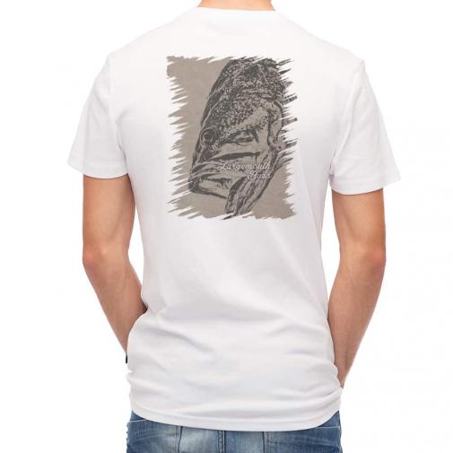 【Tシャツ】ブラックバス　白