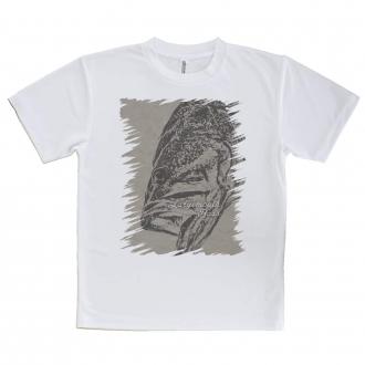 【Tシャツ】ブラックバス　白