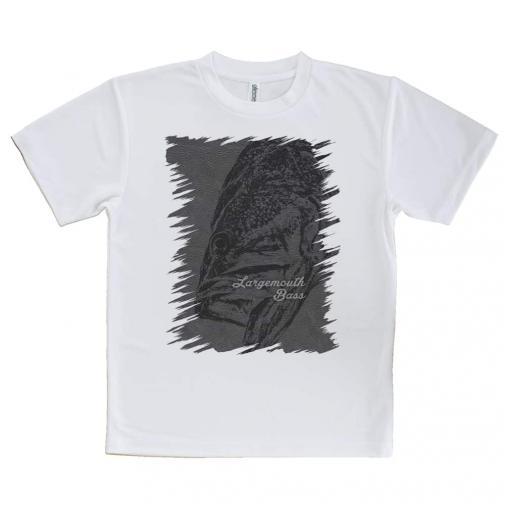 【Tシャツ】ブラックバス 灰