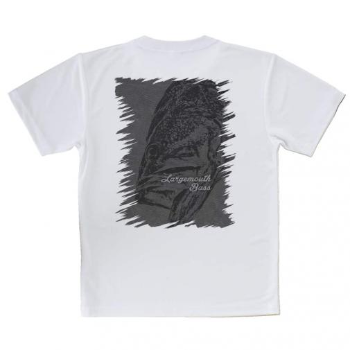 【Tシャツ】ブラックバス　灰