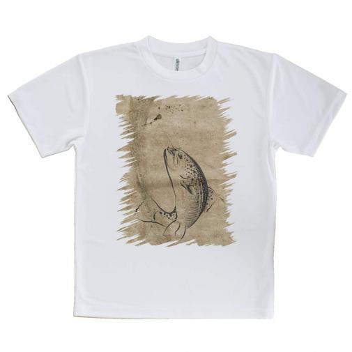 【Tシャツ】古紙とトラウト