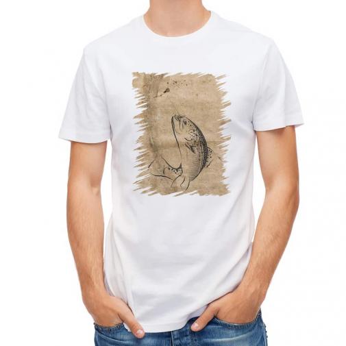 【Tシャツ】古紙とトラウト