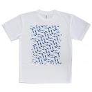 【Tシャツ】メジナ(グレ)の群れ　ブルー