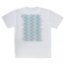 【Tシャツ】魚パターン　ブルー
