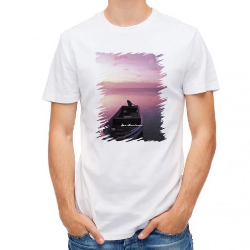 【Tシャツ】海の風景　オーキッドの朝