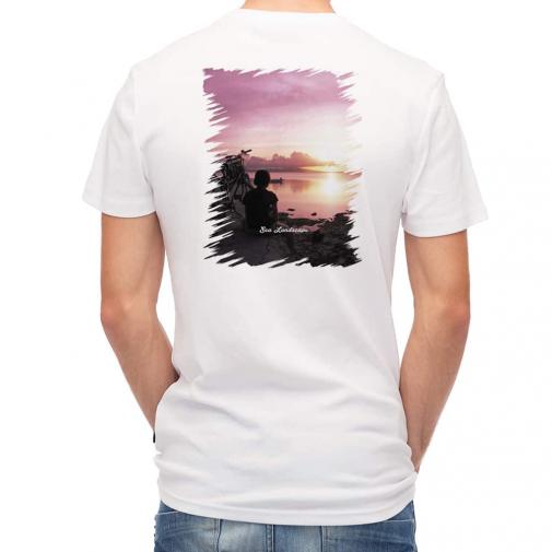 【Tシャツ】海の風景　夜明けの少女