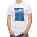 【Tシャツ】海の風景　夏の海と入道雲