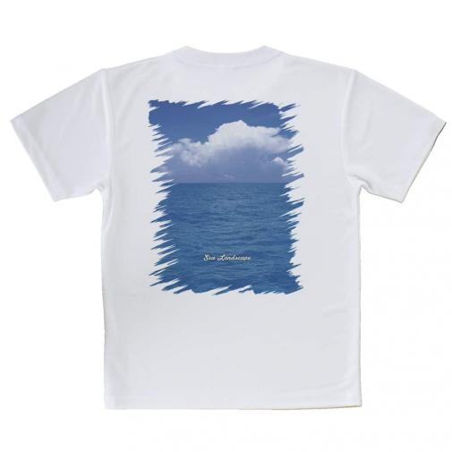 【Tシャツ】海の風景　夏の海と入道雲