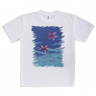 【Tシャツ】海の風景　海面に花