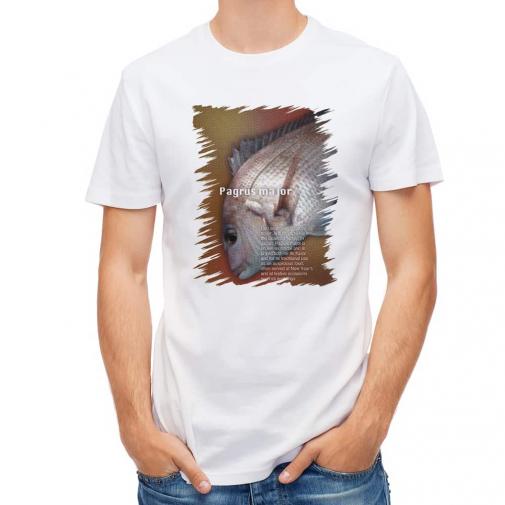 【Tシャツ】マダイのハーフトーン