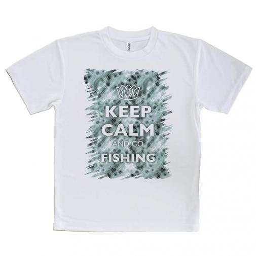 【Tシャツ】KEEP CALM AND OF FISHING クリスタル