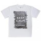 【Tシャツ】KEEP CALM AND OF FISHING　錆鉄