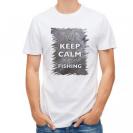 【Tシャツ】KEEP CALM AND OF FISHING　錆鉄