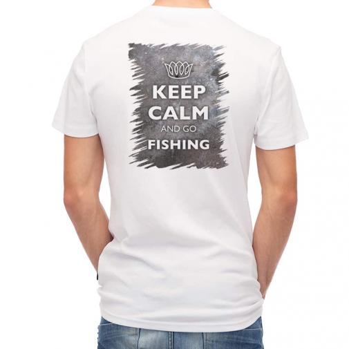 【Tシャツ】KEEP CALM AND OF FISHING　錆鉄