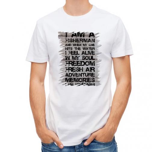 【Tシャツ】I am a fisherman.