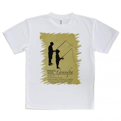 【Tシャツ】おじいちゃんと魚釣り
